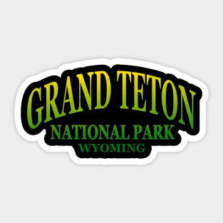 Grand Teton National Park, Wyoming Sticker